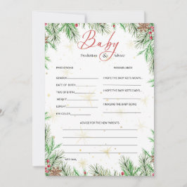 Navidades acogedores Tarjetas de Predicción y Cons