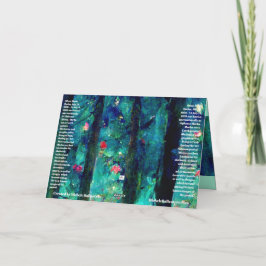 Navidades acuarela de la tarjeta Alphonse Mucha es