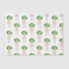 Navidades acuarelas Papel higiénico Chica de moda