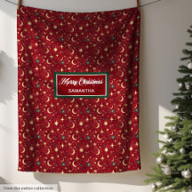 Navidades acuáticos celebran una manta roja profun