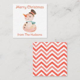 Navidades acuáticos Tarjetas de envoltorio de rega