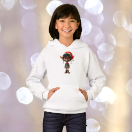 Navidades adolescentes Elf Chica Hoodie