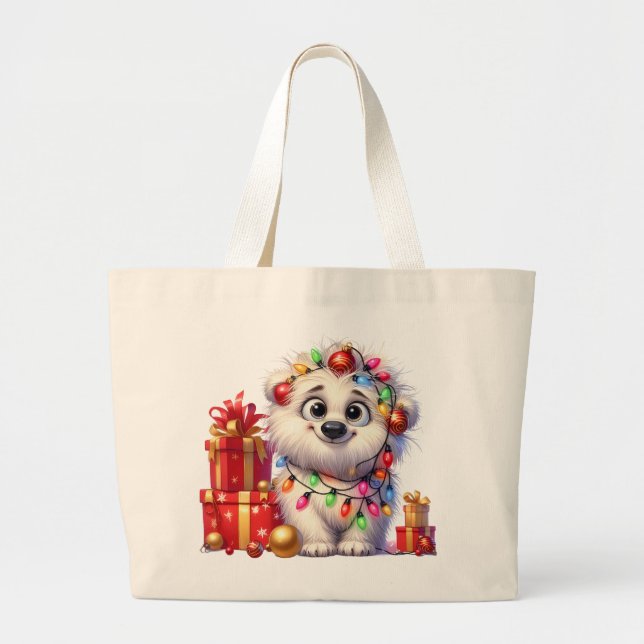 Navidades Adorables Puppy Gran Bolsa De Toques (Frente)