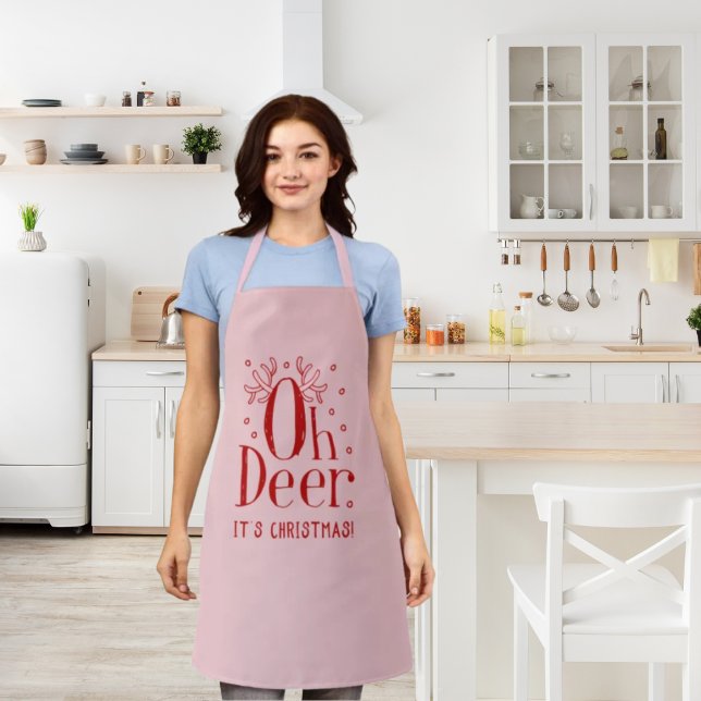 Navidades adoran divertido delantal de ilustracion (Subido por el creador)