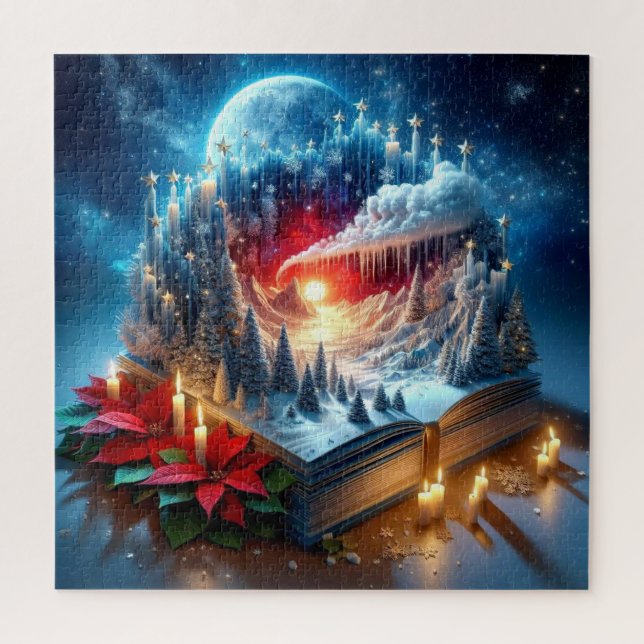 Navidades advencen el rompecabezas (Vertical)