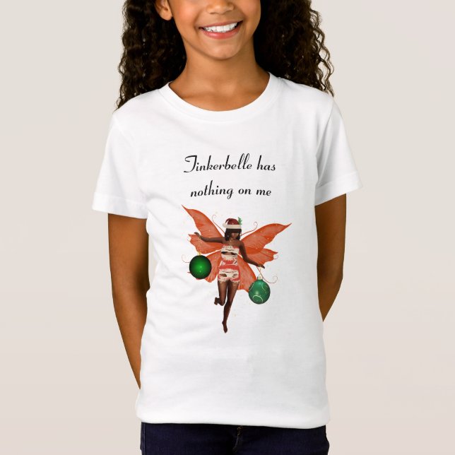 Navidades afroamericanos riegan camiseta de niño (Anverso)