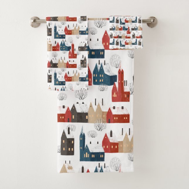 Navidades Aldea de Nieve Acogedora Festividad Nost (In situ)