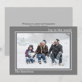 Navidades Alegran A La Tarjeta Personalizada De Fo