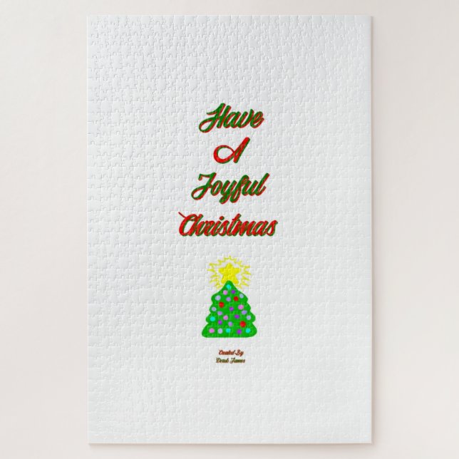 Navidades alegres rompecabezas 20" X 30" (Vertical)
