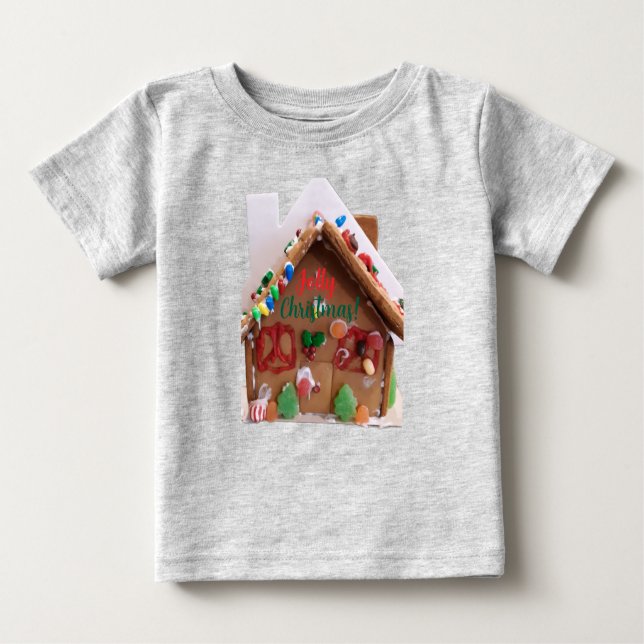 Navidades alegres y divertidos, camiseta para bebé (Anverso)