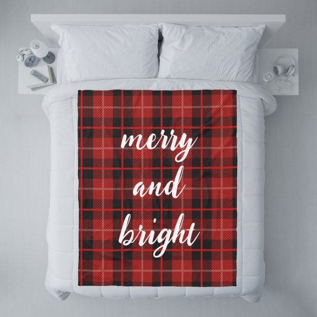 Navidades alegres y mantas a cuadros brillantes (Subido por el creador)