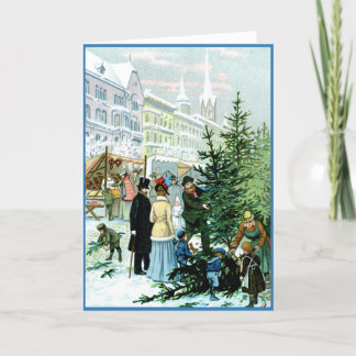 Navidades alemanes venden tarjetas de vacaciones v