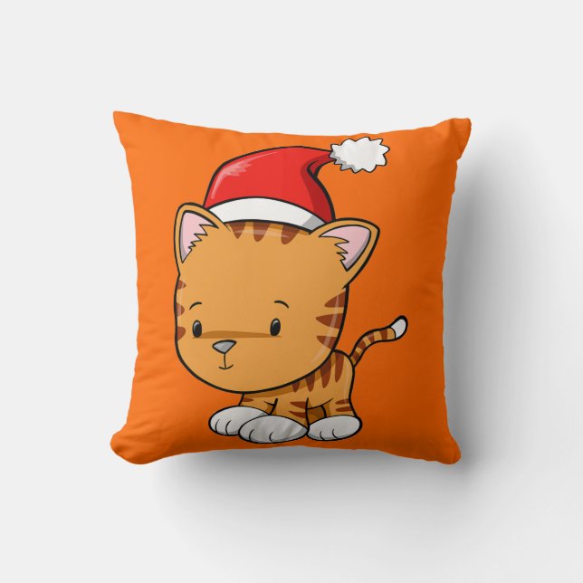Navidades Almohada "Calabaza" Kitty (Anverso)
