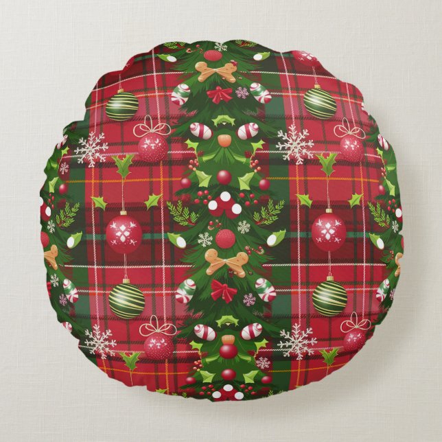 Navidades almohadas redondas (Anverso)