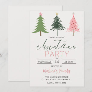 Navidades Almuerzo Invitaciones Navidades Brunch