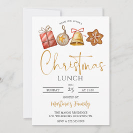Navidades Almuerzo Invitaciones Navidades Brunch