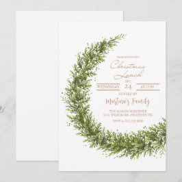 Navidades Almuerzo Invitaciones Navidades Brunch