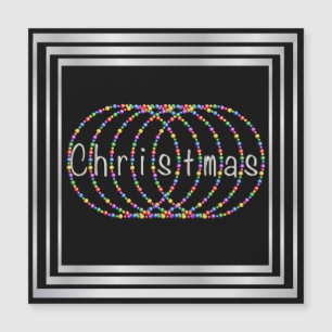 Navidades alumbran el diseño en negro con plata