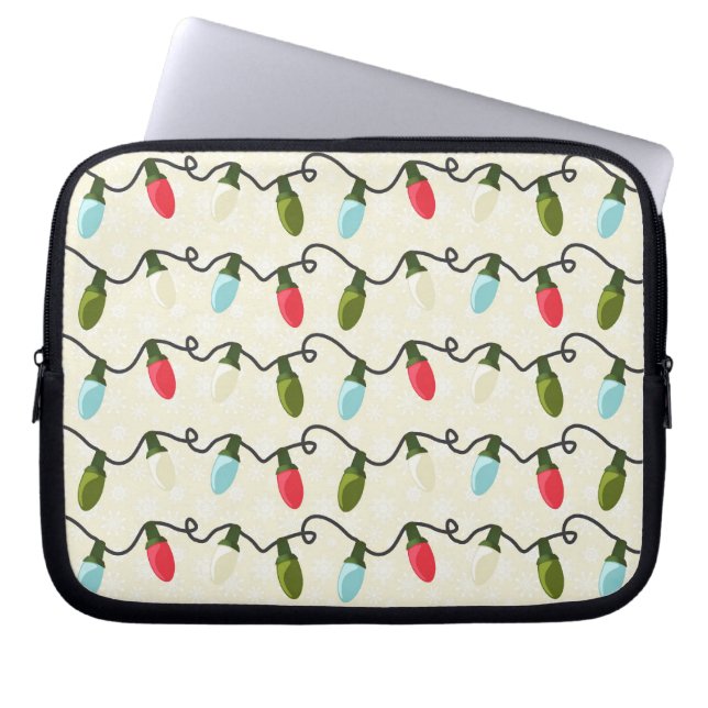 Navidades alumbran las fundas para portátiles y Ne (Frente)