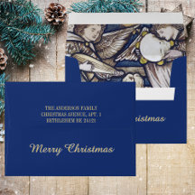 Navidades Angels Christian Elegant Blue