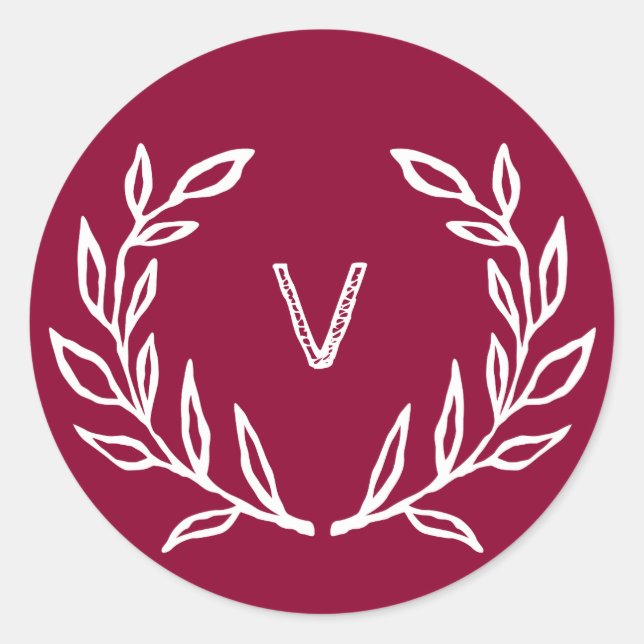 Navidades animan a Pegatina de feriado en magenta (Anverso)