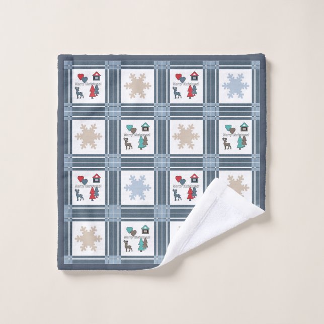 Navidades, año nuevo, ciervo (Toallita)