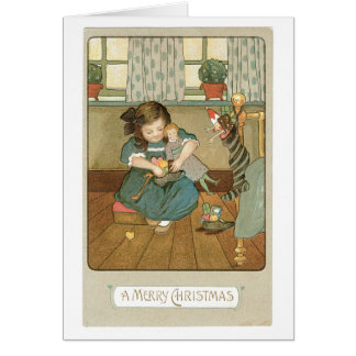 Navidades anticuados, Chica con muñecas