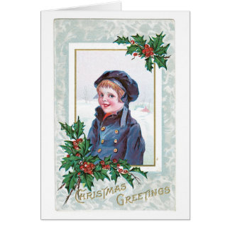 Navidades anticuados, chico