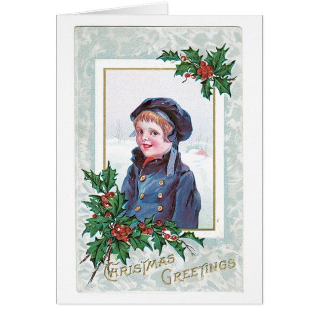 Navidades anticuados, chico (Frente)