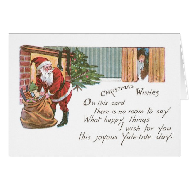 Navidades anticuados, Santa (Anverso (Horizontal))