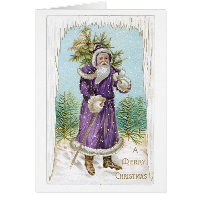 Navidades anticuados, Santa (Frente)