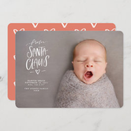 Navidades Anuncio de nacimiento Recién nacido de b