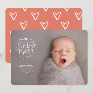 Navidades Anuncio de nacimiento Recién nacido Sant