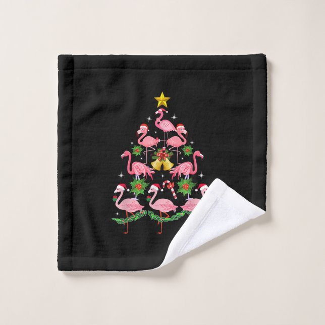 Navidades - Árbol de Navidad de flamenco (Toallita)
