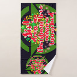 Navidades, árbol, misión Toalla