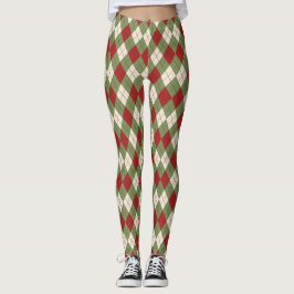 Navidades Argyle Leggings