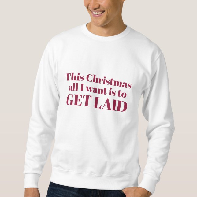 Navidades arriesgados desean camisetas y chaquetas (Anverso)