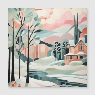 Navidades Art Deco [ diseño magnético]