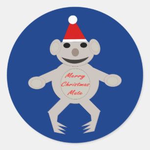 Navidades australianos Koala tienen Pegatinas