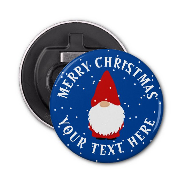 Navidades auto gnome personalizado abridor de fras (Anverso)