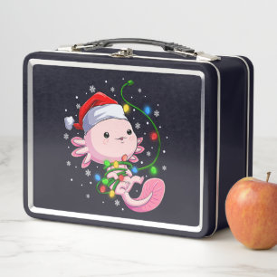 Navidades Axolotl Santa Hat ilumina la cultura jap
