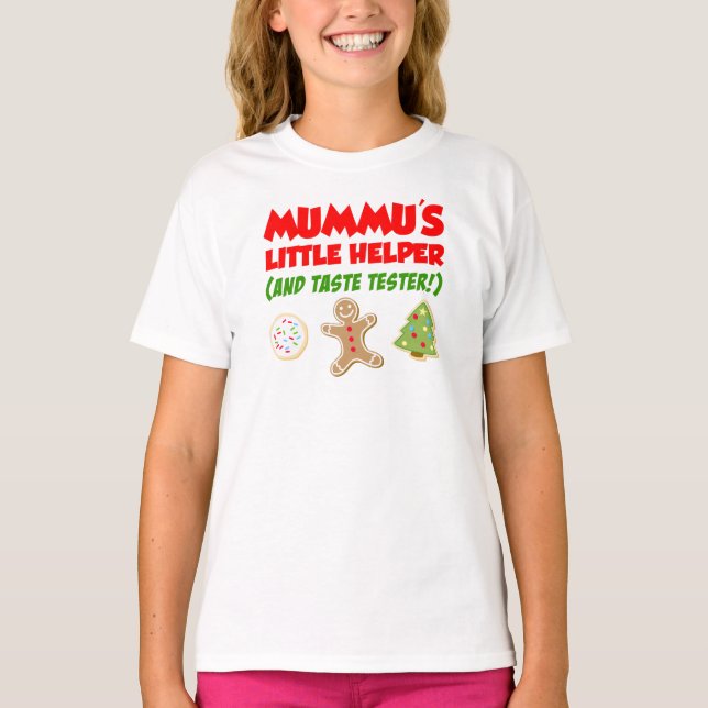 Navidades ayudantes de Mummu coquetean camiseta (Anverso)