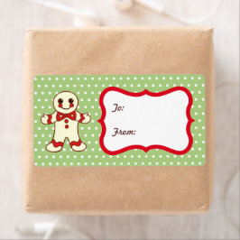 Navidades azucareros Cookie Gift Etiquetas