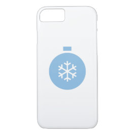 Navidades azules Ball Funda para iPhone 8/7