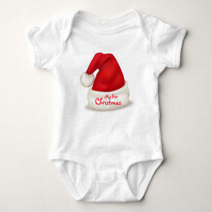 Navidades Baby Jersey Bodysuit/My First Christmas