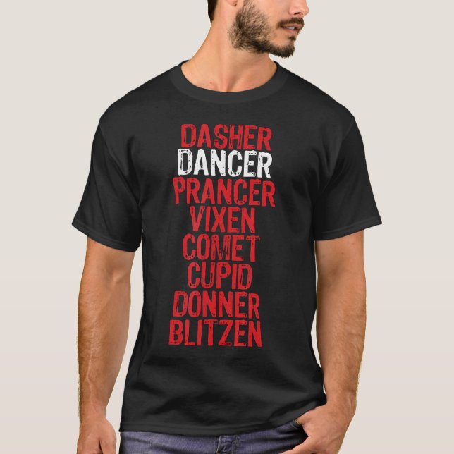 Navidades bailarines Chicas camisetas bailan en la (Anverso)