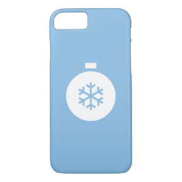 Navidades Ball Blue iPhone Funda 8/7