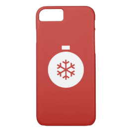 Navidades Ball Red iPhone Funda 8/7