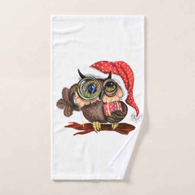 Navidades Baño toalla de baño Bebé con regalos (Toalla de mano)