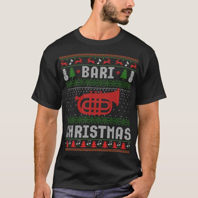 Navidades Bari Ugly Sweater Baritone Lover Xmas (Anverso)